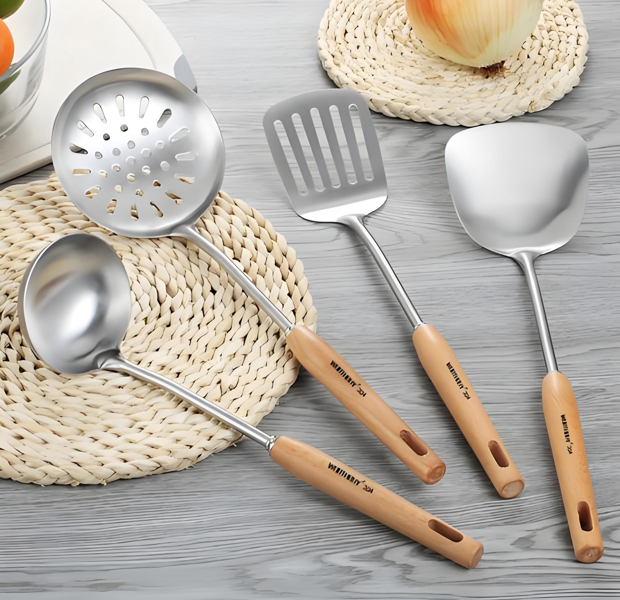 Stainless steel spatula